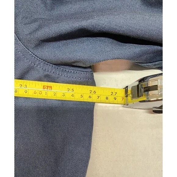 40 Grit By Duluth Trading Mens Navy Blue Button-Up Jacket 2XL 100% Cotton Shell - Picture 6 of 7